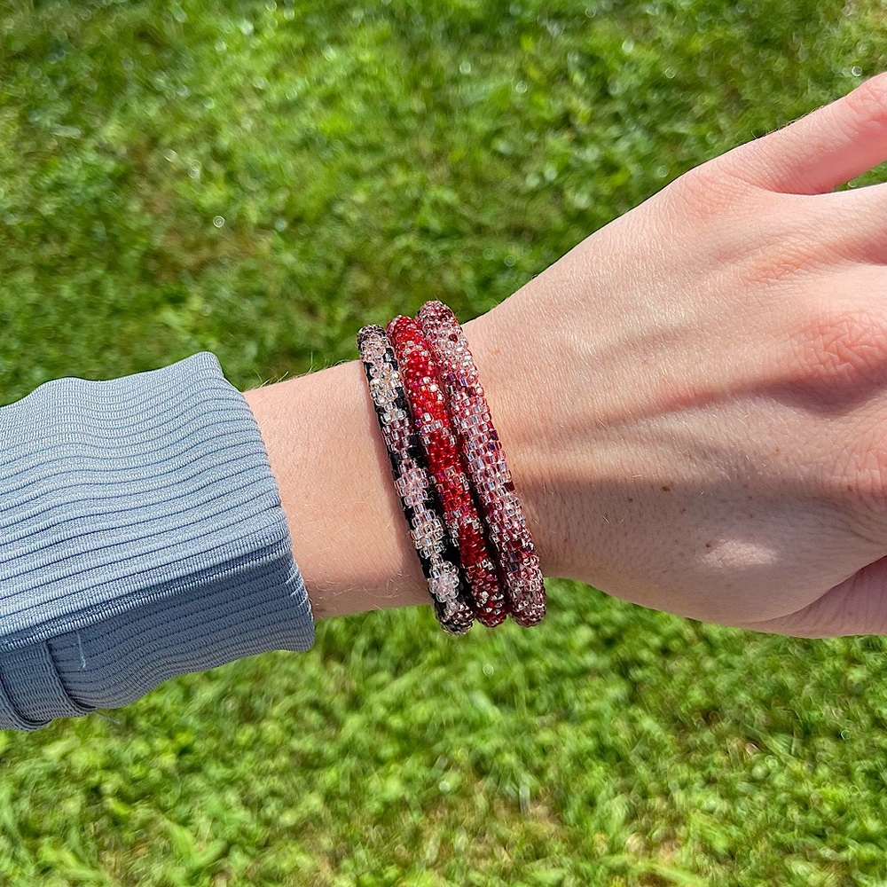 LILY AND LAURA Set of 3 Beaded Bracelets